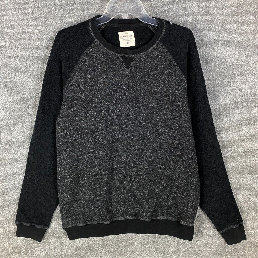 Splendid‎ Mills Sweater Men's Large Pullover Cotton Blend Casual Adults L